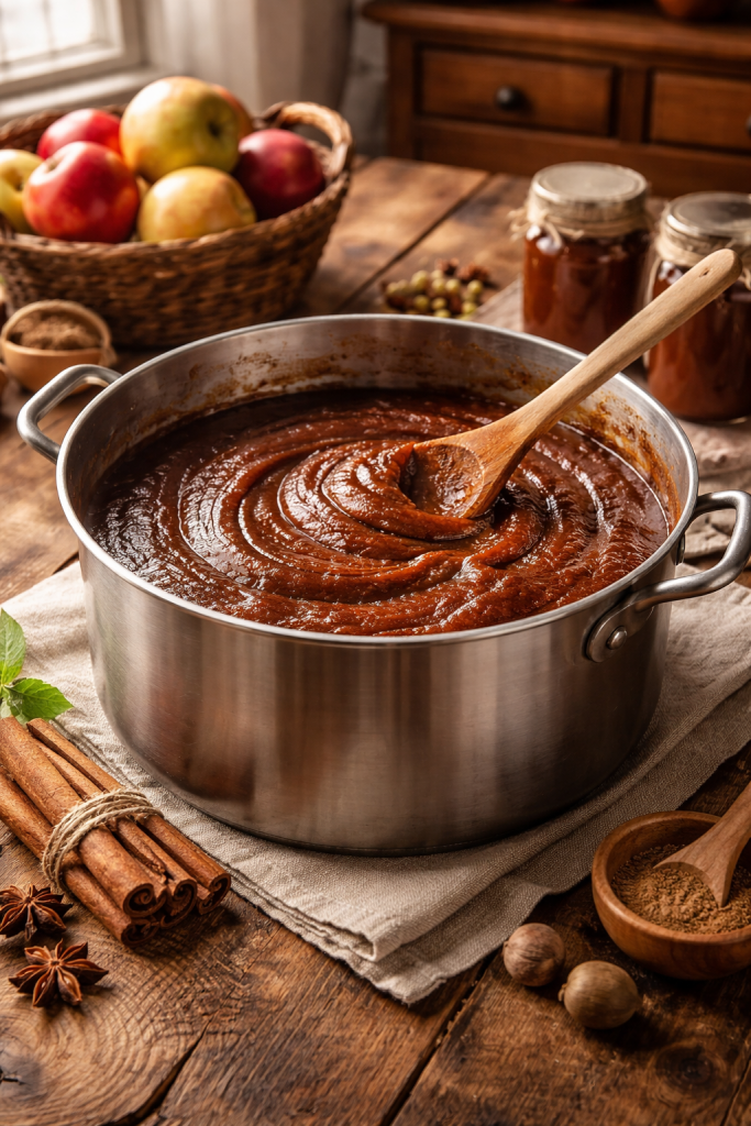 Step-by-step Amish Apple Butter Canning Recipe process
